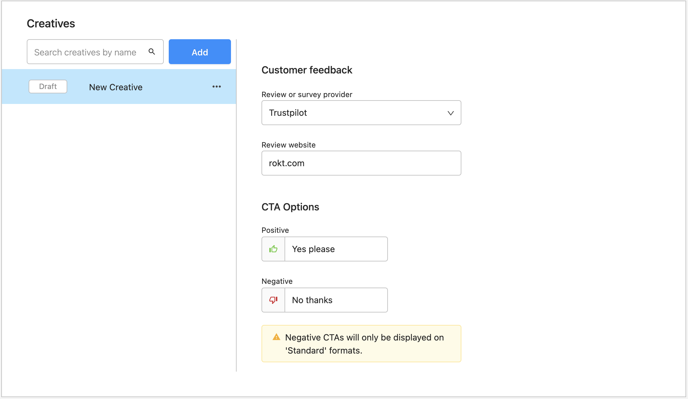 Customer Feedback Campaigns