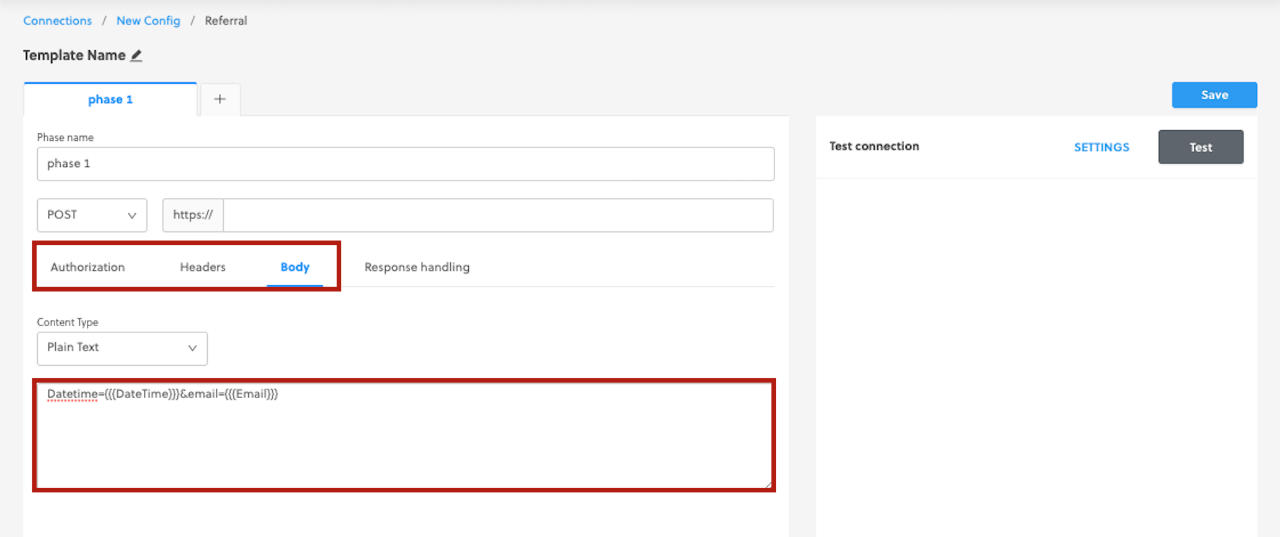 Referral Export via API