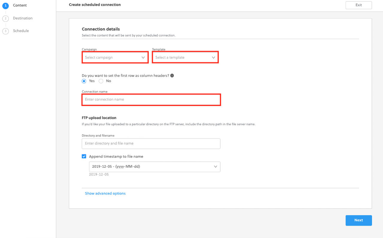 Referral Export Via Client SFTP