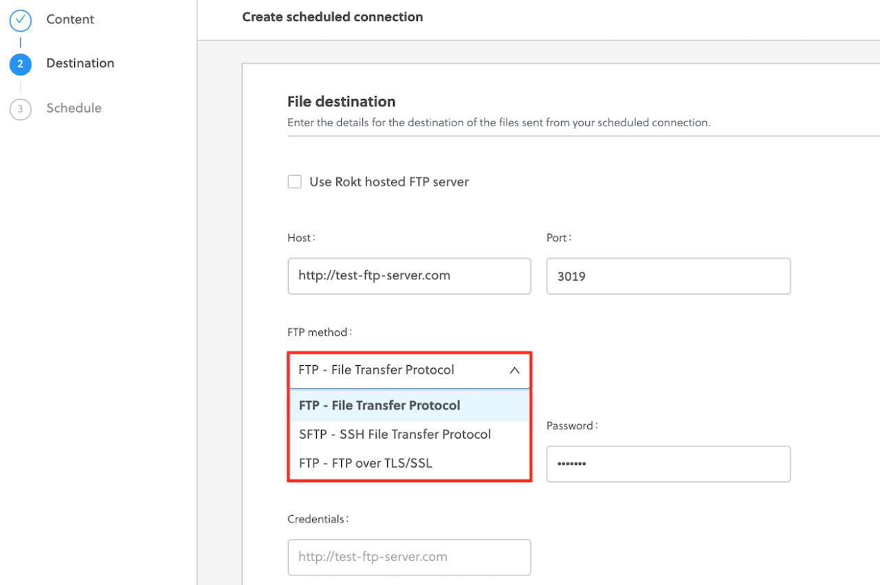 Referral Export Via Client SFTP