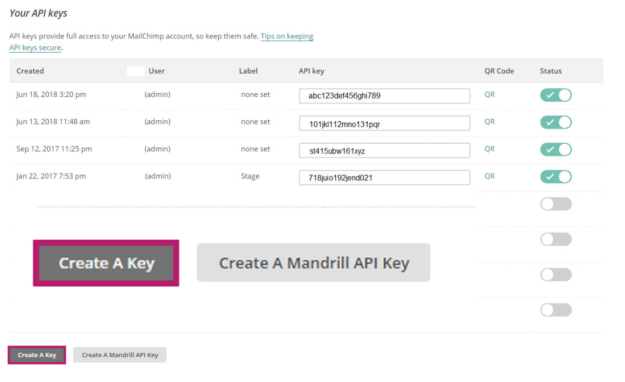 Referral Export via Mailchimp