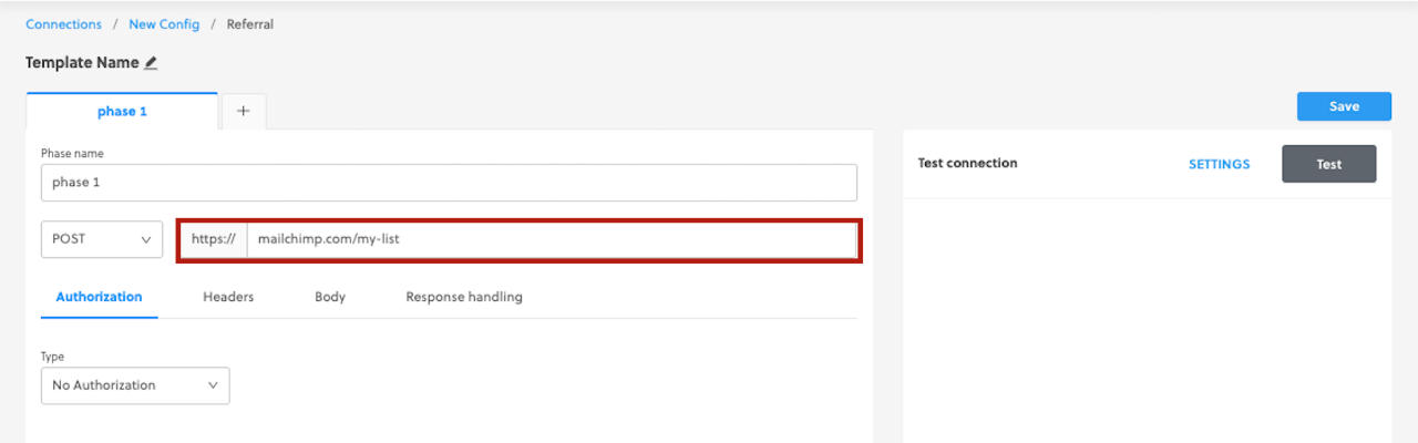 Exportation de Références via API