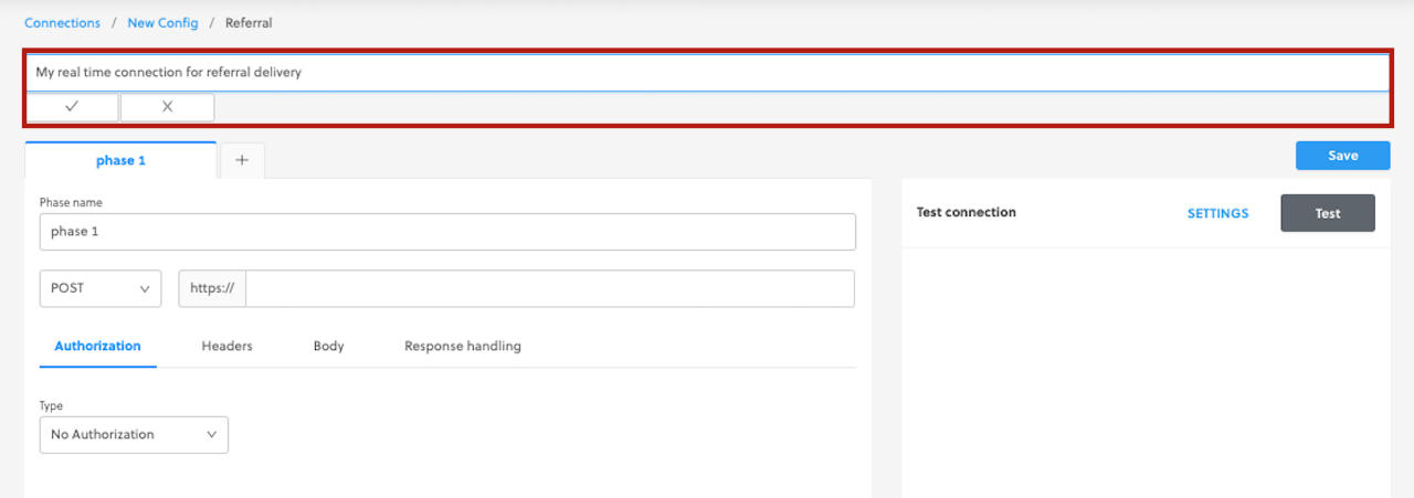 Referral Export via API